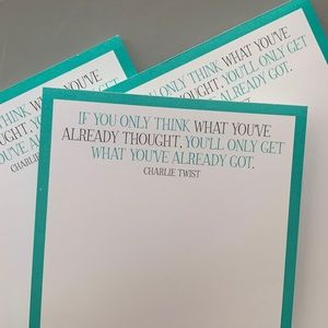 Teal Blue Note Pad Set!